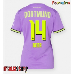 Borussia Dortmund Maximilian Beier #14 Terza Maglia Femmina 2026-27 Manica Corta